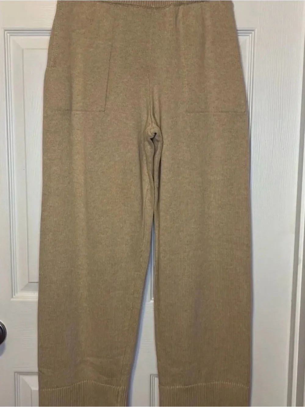 Free people beach solar sweater set taupe brand new without tags M tie cardigan